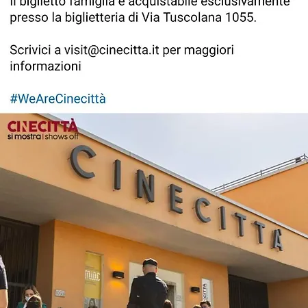 Tourist Rome, Cinecitta * Roma